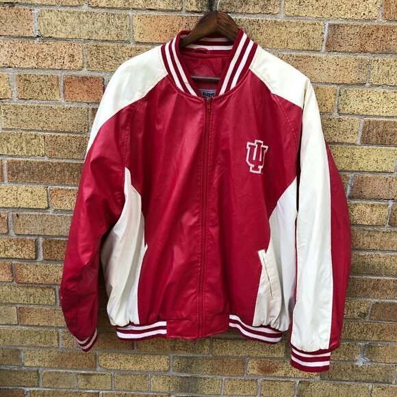 Vintage 1998 NCAA Steve & Barrys Indiana Hoosiers Varsity Jacket XXL - Picture 5 of 11